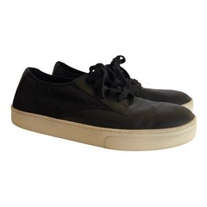 Eileen Fisher Koi Leather Mesh Lace Up Sneakers